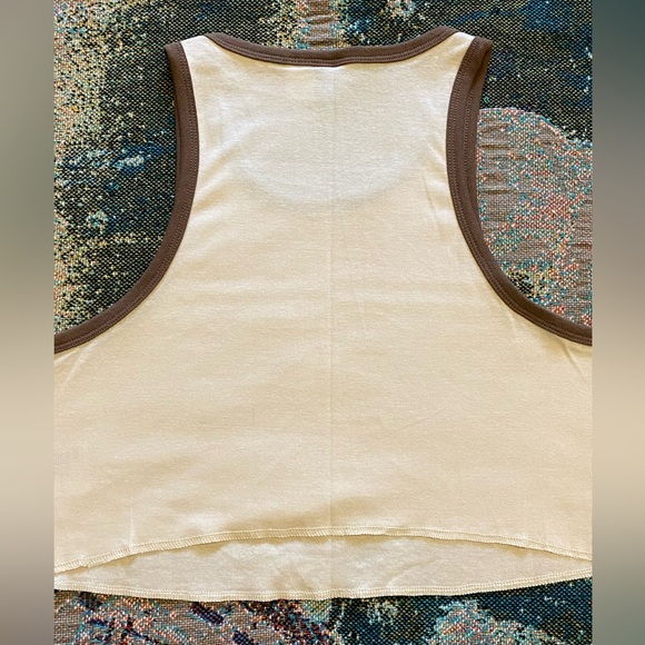 Divided Cropped Ringer Tank Top - Picture 9 of 11